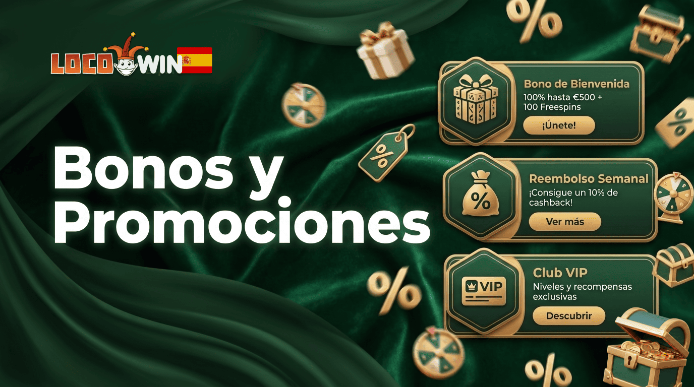 Bonos y promociones para jugadores de Locowin en España